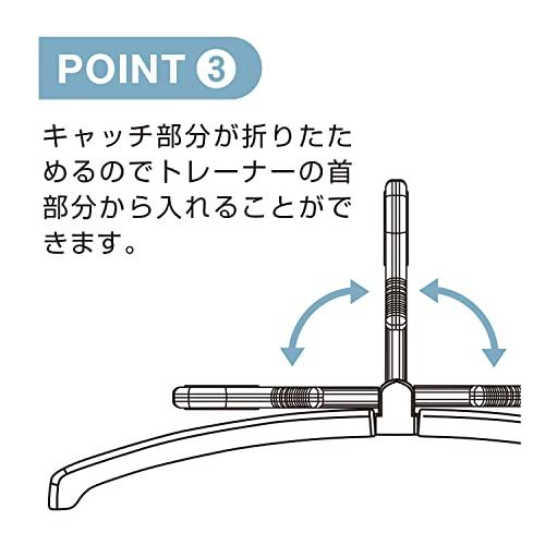 小久保工業所 トレーナースライドハンガー 伸縮式 ホワイト / 4本組 スライド式 衣類 かたくずれ防止 乾きやすい/飛ばない｜migaru-315｜07