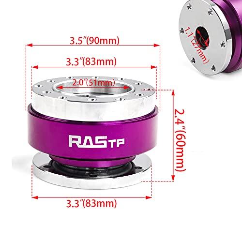 MUTEKI ステアリングボス クイックリリース アルミ合金 耐食性 丈夫 耐