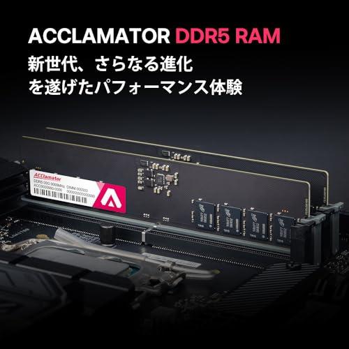DDR5 32GB（16GB×2枚）4800MHz デスクトップPC用メモリ PC538400288pin