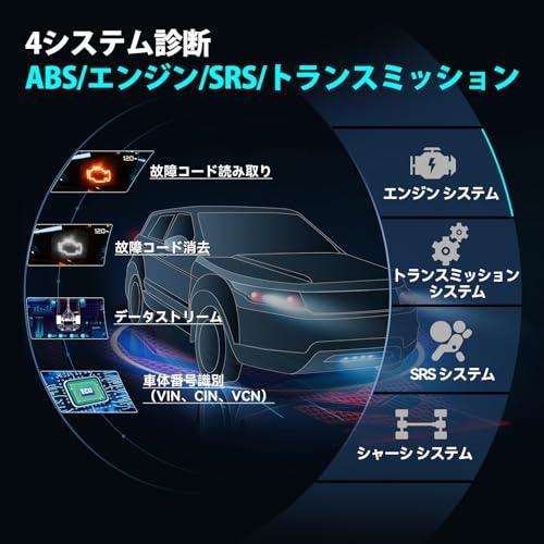 Launch CRP123X V2.0 obd2 診断機 日本語 BWM ベンツ 日本車対応