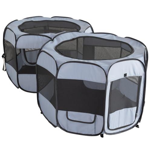 Amazon | Dinah Alsop ペットフェンス 中大型犬用— ペットケージ