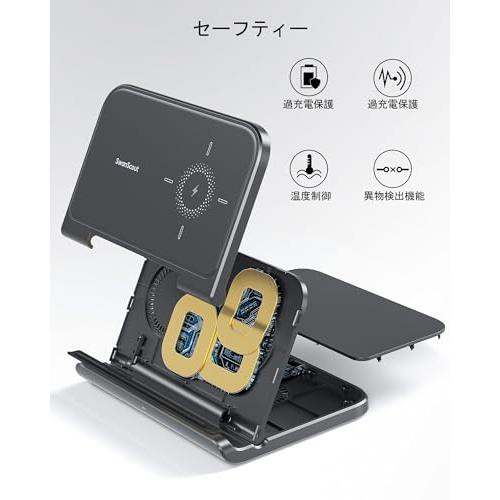 Google Pixel 9 Pro Fold対応ワイヤレス充電器、SwanScout 503S