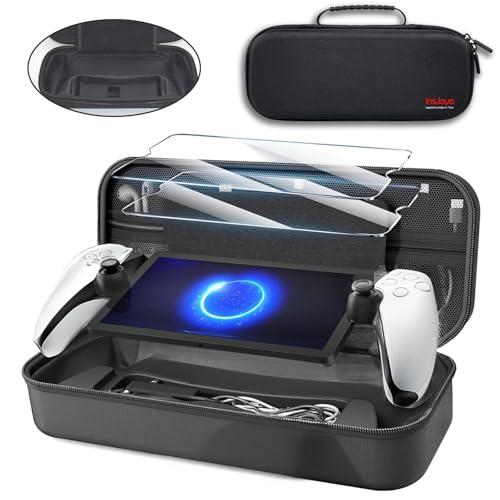 InsJoyo PlayStation Portal専用収納ケース+ガラスフィルム2枚PS