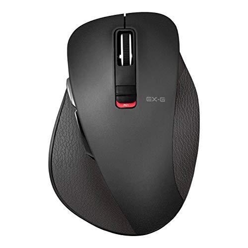 エレコム マウス Bluetooth Sサイズ 小型 5ボタン (戻る・進むボタン搭載) BlueLED 握りの極み ブラック M-XGS10B