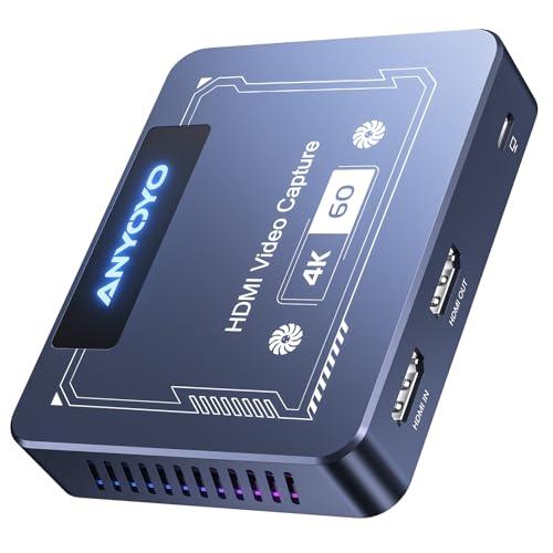 ANYOYO HDMI キャプチャーボード 4K 60FPS HDR & VRR