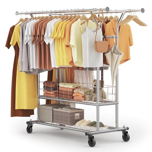 ハンガーラック パイプハンガーラック 耐荷重200KG 業務用　物干し HOKEEPER ハンガーラック パイプハンガーラック 耐荷重200KG 業務用 大