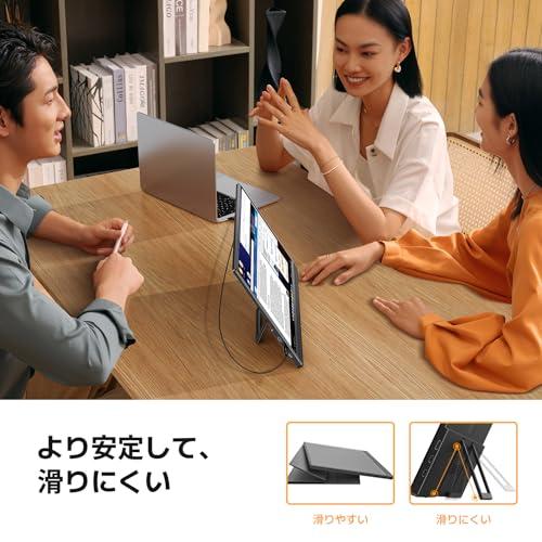 Newsoul モバイルモニター 15.6インチ モバイルディスプレイ 自立型