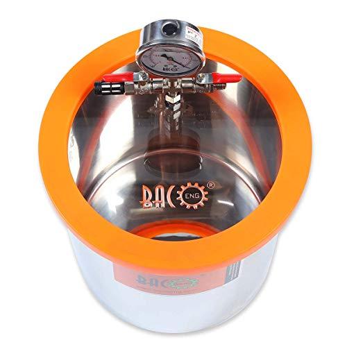 BACOENG 12L 真空チャンバーキットです 樹脂脱気真空ドラム 真空脱泡器