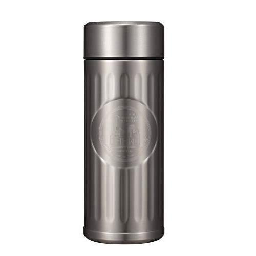 水筒 シルバー 420ml 直飲み ステンレス ボトル 真空 断熱 カフア