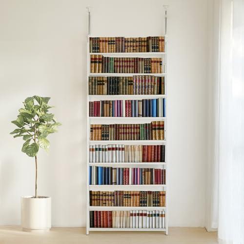 本棚 突っ張り つっぱりラック つっぱり棚 突っ張りラック 収納棚 壁面収納 dショッピング |突っ張りラック 5段 幅90 ラック 突っ張り つっぱり