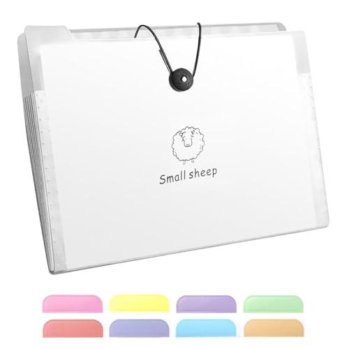 ドキュメントファイル A4 8仕切り 2本セット 蛇腹 ファイル ジャバラ