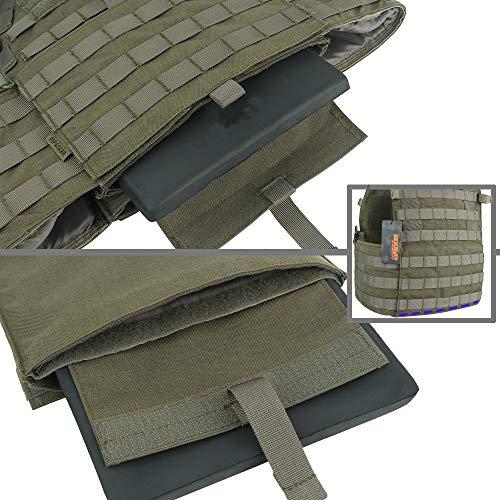 EXCELLENT ELITE SPANKER キャリアプレート マルチカム ナイロン製 JPC ベスト サバゲー タクティカルベスト マルチカ x1 タクティカルベスト 濃い緑 RGN