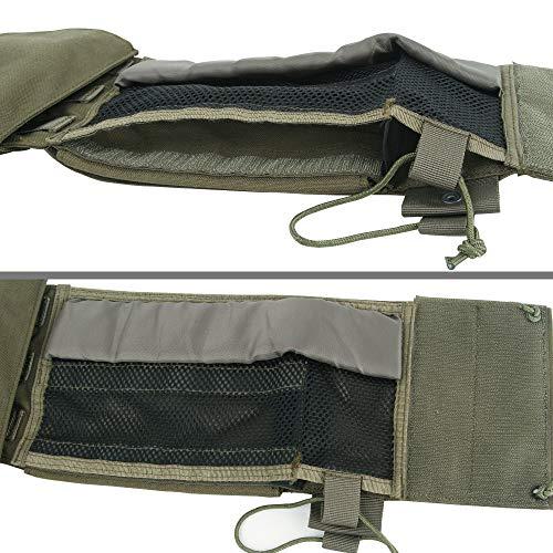 EXCELLENT ELITE SPANKER キャリアプレート マルチカム ナイロン製 JPC ベスト サバゲー タクティカルベスト マルチカ x1 タクティカルベスト 濃い緑 RGN