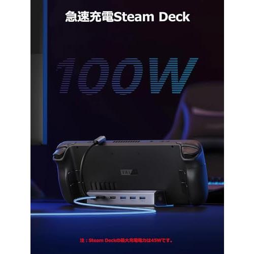 JSAUX ドッキングステーション スチームデッキ対応 6イン1スチーム