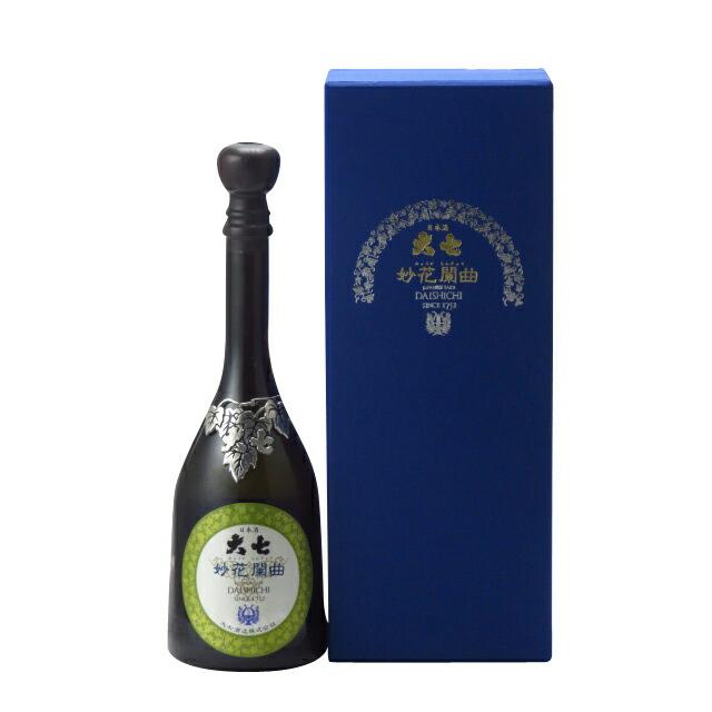 公式 大七 妙花闌曲 生もと純米大吟醸 雫原酒 7ml 日本酒 あすつく ギフト のし 贈答品 即納 最大半額 Softservo Co Jp