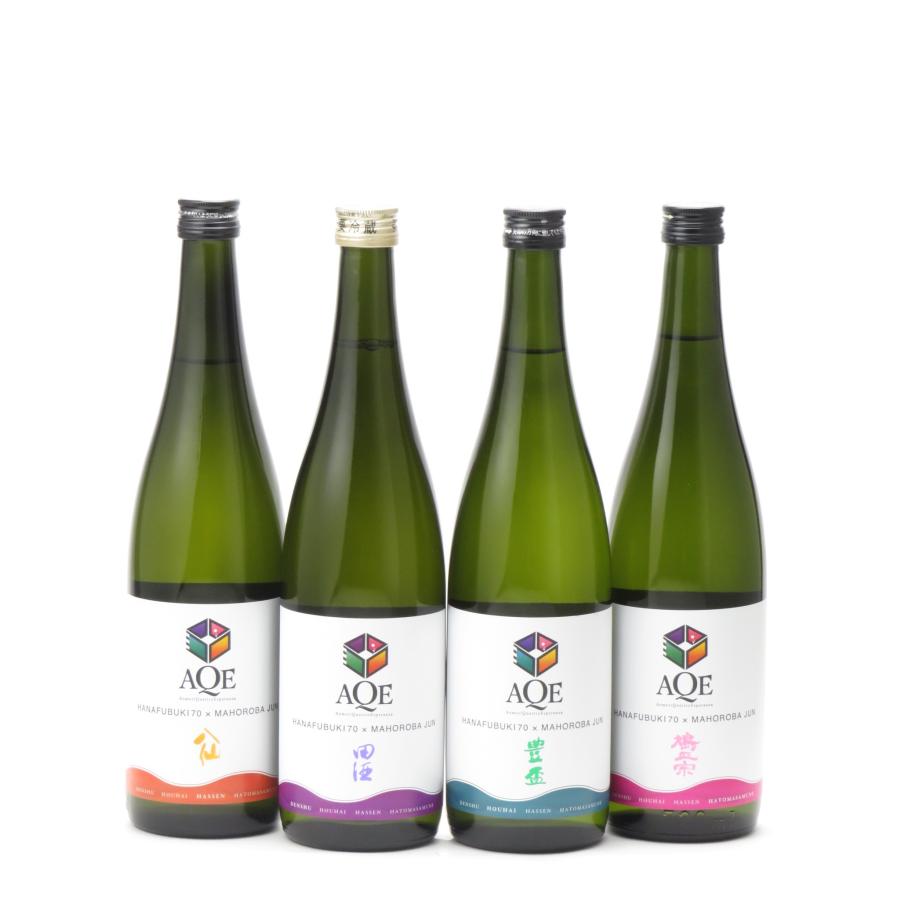 田酒 豊盃 陸奥八仙 鳩正宗 青森四社合同 AQE 純米 花吹雪70 720ml 4本