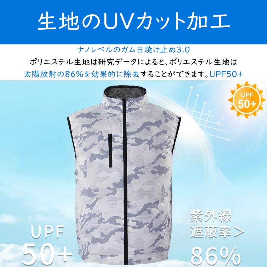 空調ベスト ファン付き フルセット 空調作業服 ワークマン バッテリー