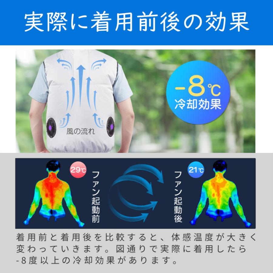 空調ベスト ファン付き フルセット 空調作業服 ワークマン バッテリー