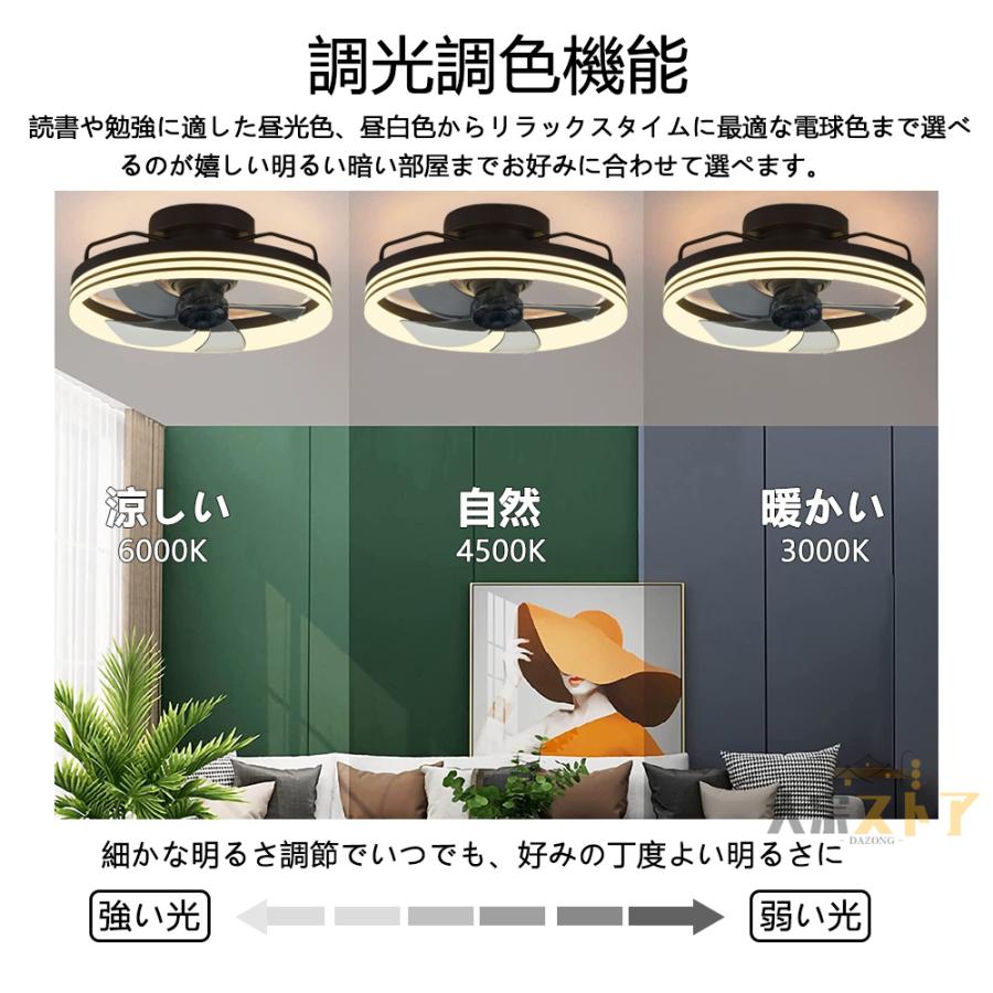 シーリングファンライト 14畳 led シーリングファン 薄型 軽量 DC