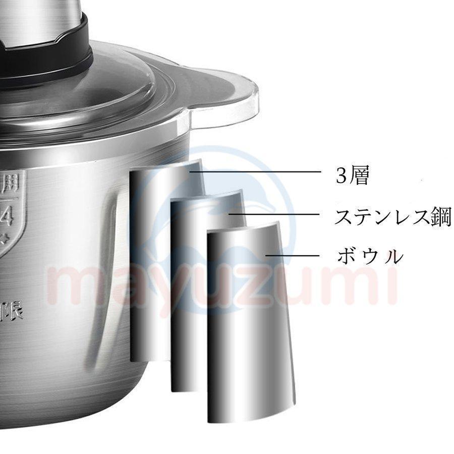 フードプロセッサー 電動 フードチョッパー 肉チョッパー 野菜