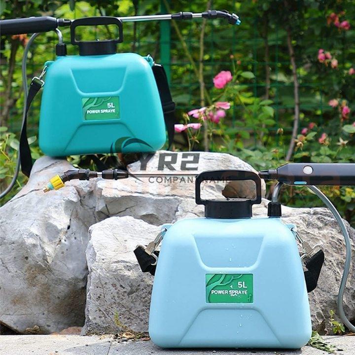 噴霧器 電動 5L 充電式 背負式 軽量 バッテリー式 除草剤 農薬 背負い