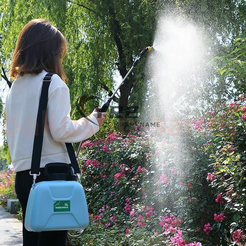 噴霧器 電動 5L 充電式 背負式 軽量 バッテリー式 除草剤 農薬 背負い
