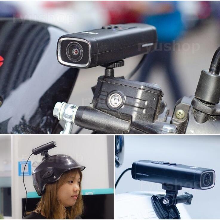 ドライブレコーダー バイク 自転車 ヘルメット wifi対応 HD1440P