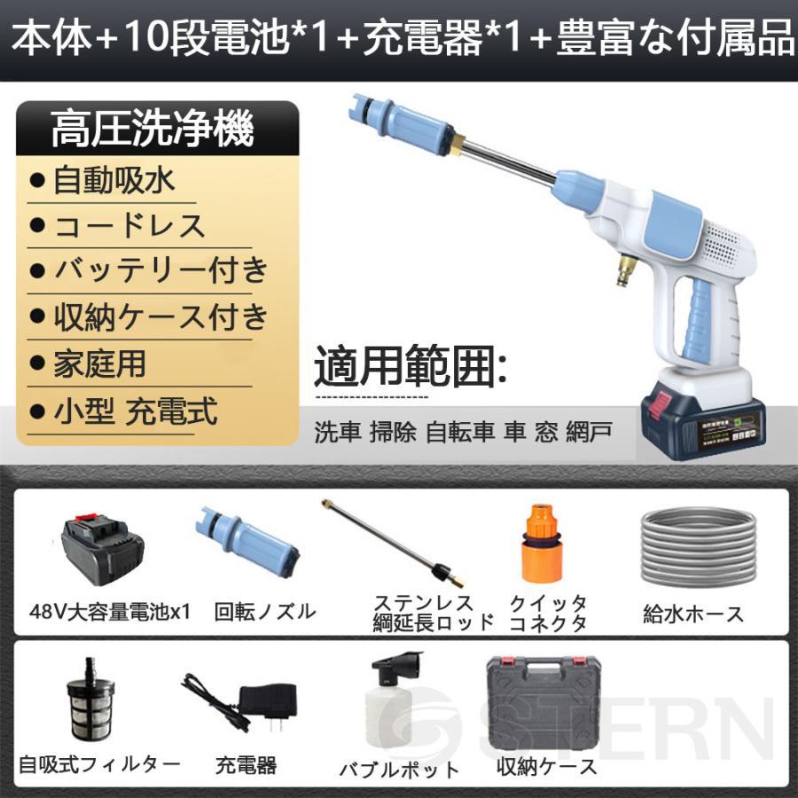 高圧洗浄機 コードレス 充電式 マキタ18Vバッテリー対応 ハンディ