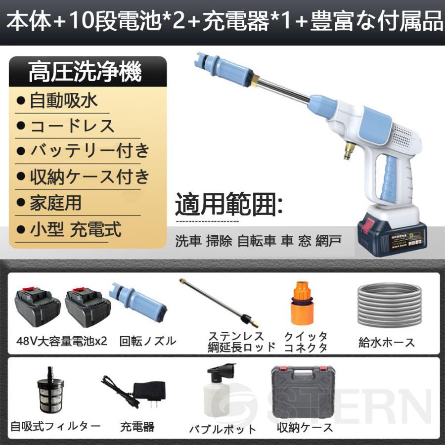 高圧洗浄機 コードレス 充電式 マキタ18Vバッテリー対応 ハンディ