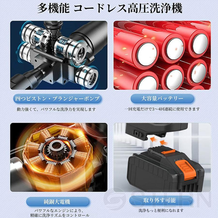 高圧洗浄機 コードレス 充電式 マキタ18Vバッテリー対応 ハンディ