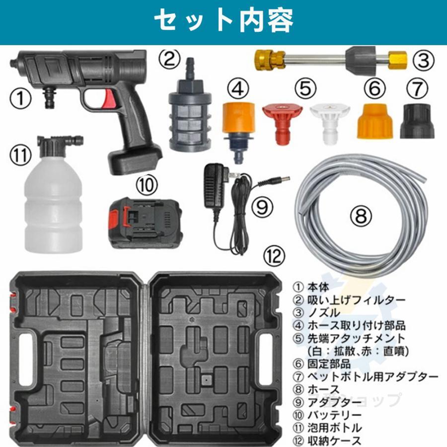 高圧洗浄機 コードレス 充電式 マキタ 18Vバッテリー対応 軽量 強力