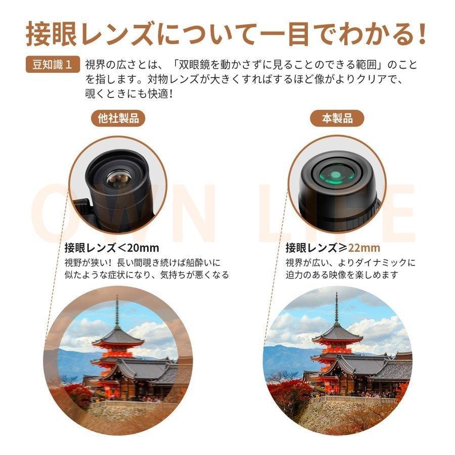 双眼鏡 12倍 高倍率 12×44 広視界 高透過率オペラグラス マルチコート