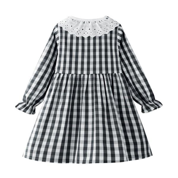店内全品5000円以上で送料無料 シャツワンピース 子供服 キッズ 女の子 長袖 チェック柄 レースフリル 秋服 可愛い 人気 春秋 Corkz ミニョンショップ 通販 Yahoo ショッピング