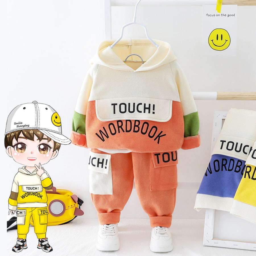 新入荷 子ども服 トレーナー 上下セット ベビー服 スウェット 子供 切り替え セットアップ フード付き 通学通園 かわいい 人気 安い 春秋 女の子 男の子 Faerie321 ミニョンショップ 通販 Yahoo ショッピング