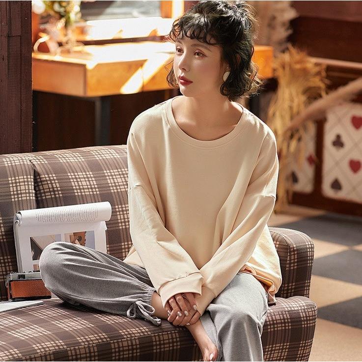 5000円以上で送料無料 パジャマ 女 上品 部屋着 冬 長袖 上下セット パンツ ルームウェア 肌触りがいい 快適 寝巻き 人気 吸汗 通気 レディース Mizugi0 ミニョンショップ 通販 Yahoo ショッピング