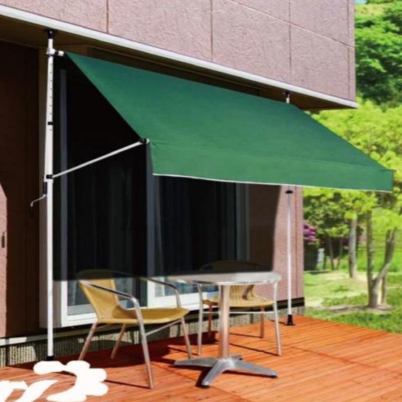 オーニングテント 幅1.5m/2m/2.5m/3m/3.5m/4m 突っ張り式サンシェード
