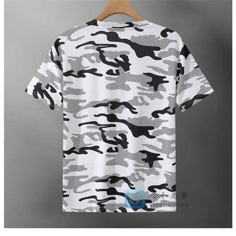 接触冷感 tシャツ メンズ 薄い 軽い 迷彩tシャツ サマーtシャツ