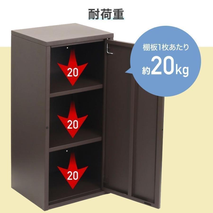 倉庫 小型 物置 屋外 収納庫 ベランダ 棚 可動式 スチール 収納