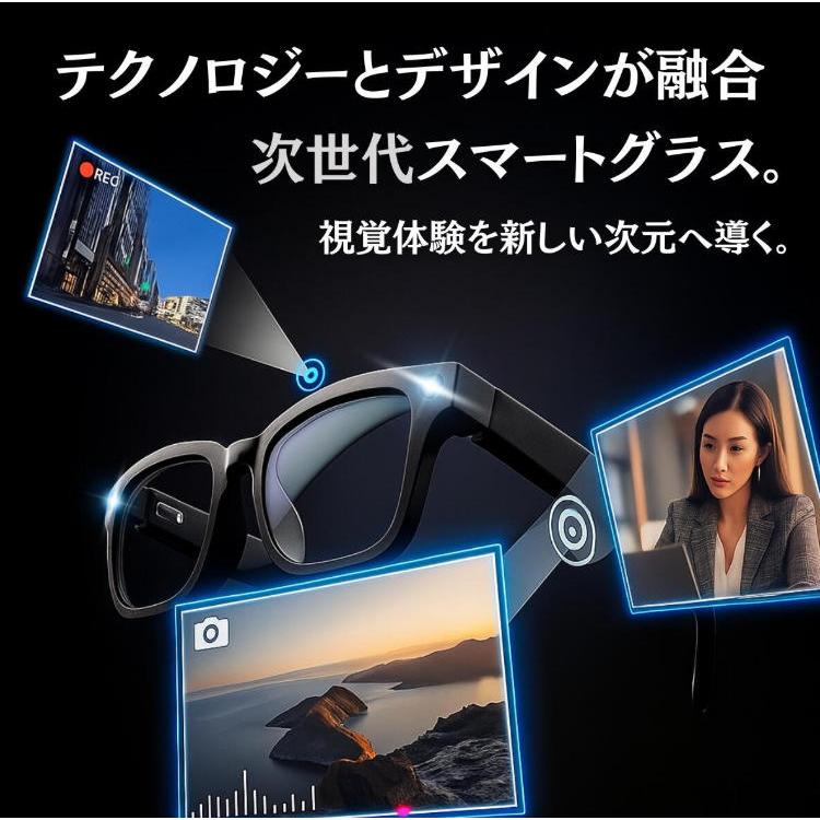 新登場スマートグラス カメラ付き AI検索 AI翻訳 3000万画素画像