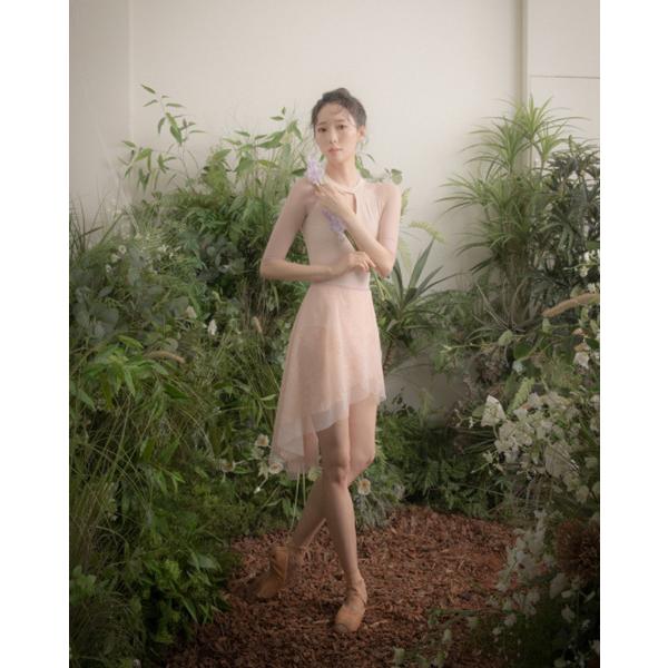 バレエ レオタード 大人 イイレイル 長袖 黒 ピンク : バレエ専門店