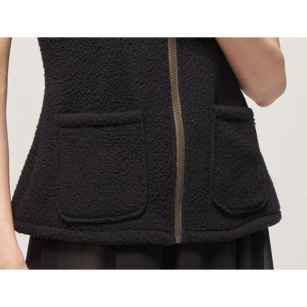 バレエ ダンス ベスト フリース 黒 Mihorobe ミホローブ : バレエ専門