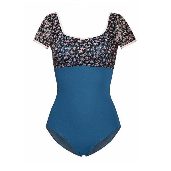 OLIVINE WEAR FLORA フラワープリント レオタード Sサイズ バレエ