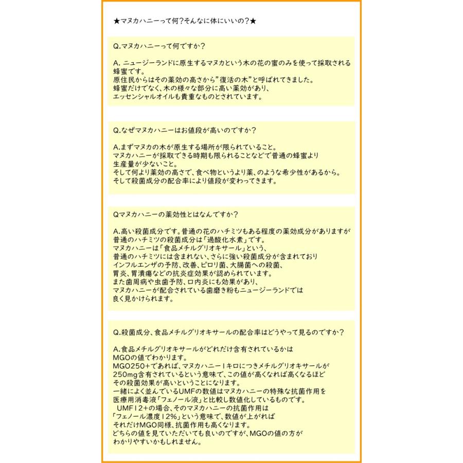 マヌカハニー 1122 Mgo 250ｇ 生マヌカハニー Umf 24 希少 美容 Raw Honey 1122 バレエ専門店ミニヨン ヤフー店 通販 Yahoo ショッピング