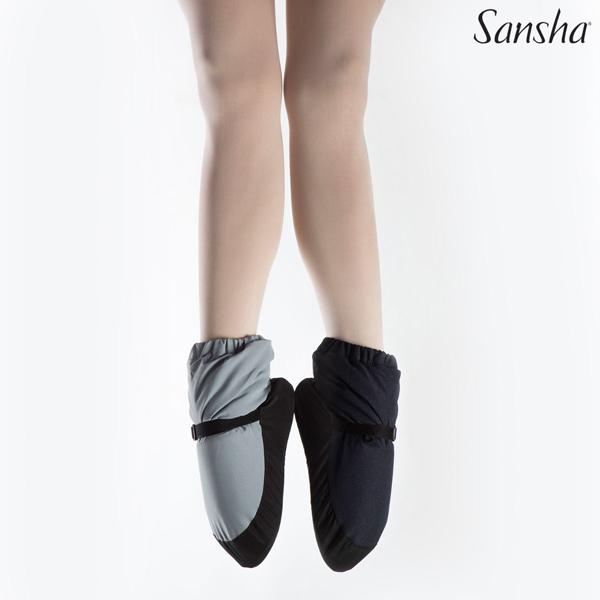 Sansha（サンシャ） バレエ ブーツ 無地 ウォームアップ ブーティ ラメ