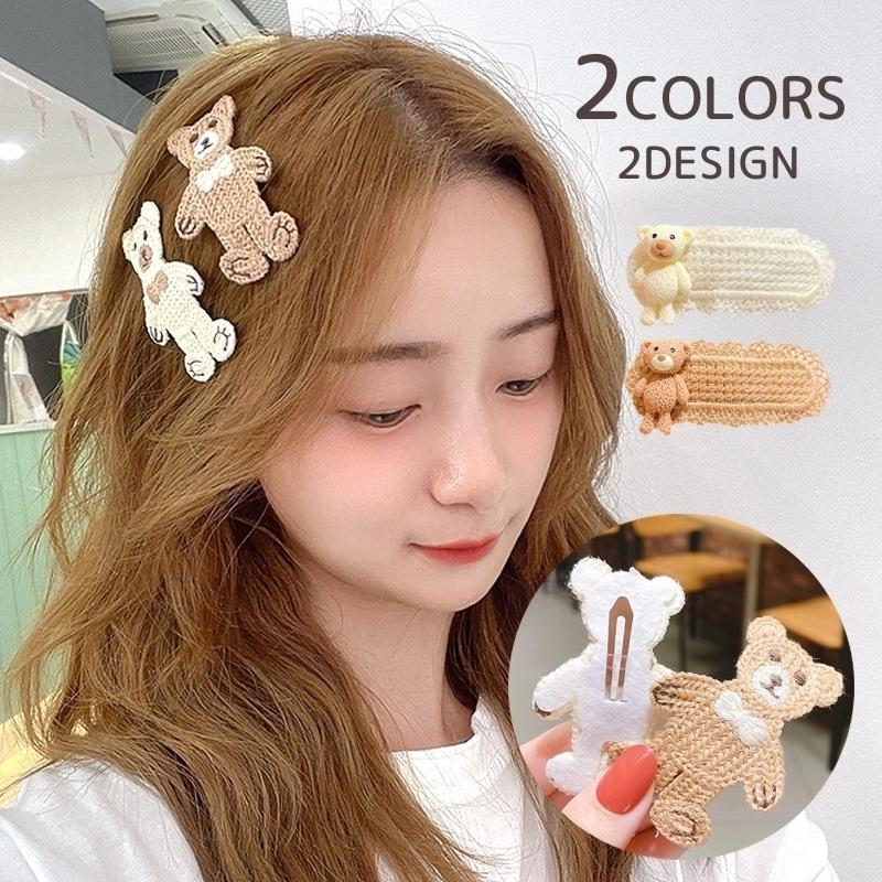 ꫛꫀꪝ【コロコロどんぐり】ベビーヘアクリップキッズヘア