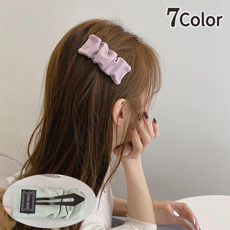 ヘアクリップ パッチン留め レディース ヘアアクセサリー 髪留め 髪飾り ヘアアレンジ レザー調 無地 シンプル おしゃれ 通勤 オフィス 通学 Ol Acc おとりよせ Com 通販 Yahoo ショッピング