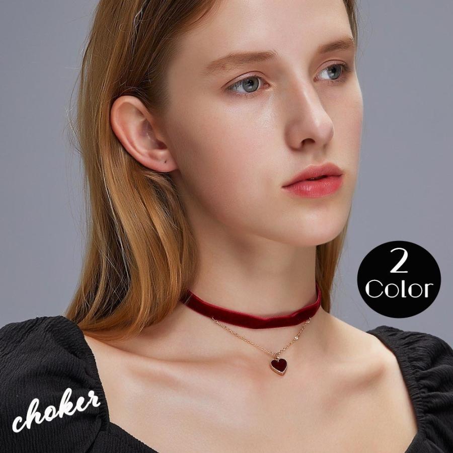 147円 お求めやすく価格改定 チョーカー ネックレス レディース 女性用 アクセサリー 首飾り ハート リボン ベルベット調 ゴールドカラー チェーン おしゃれ 可愛い きれい 上