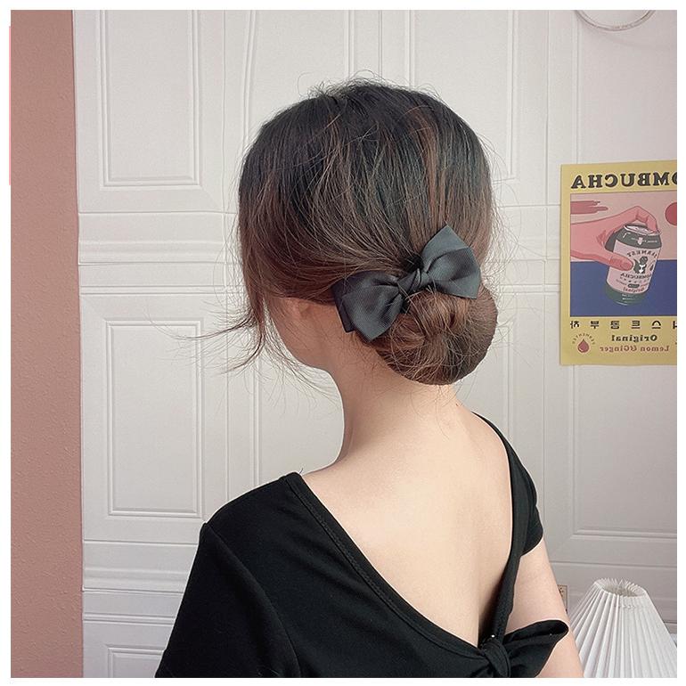 卸直営 シニヨンメーカー 黒 デフトバン リボン お団子 ヘアアレンジ アクセサリー デフトバン リボン 黒 お団子 シニヨンメーカー ヘアアレンジアクセサリー
