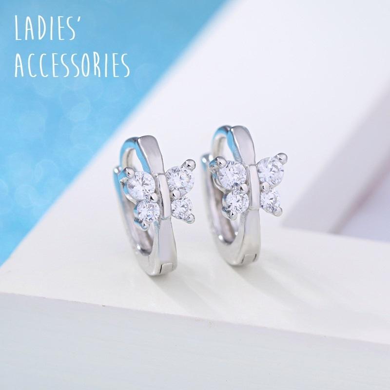 ピアス フープピアス 耳飾り 両耳用 レディース 女性 アクセサリー ラインストーン 蝶 バタフライ ファッション小物 きれいめ 上品 きらきら シン Acc おとりよせ Com 通販 Yahoo ショッピング