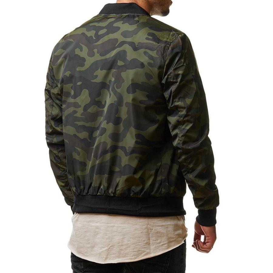 ミリタリージャケット ブルゾン メンズ アウター トップス 迷彩 迷彩柄 ジャケット カモフラ カモフラージュ柄 ジップアップ ジッパー リブ ジャン Aut おとりよせ Com 通販 Yahoo ショッピング